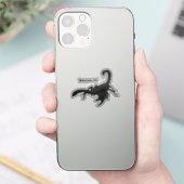 Sticker Black hungry scorpion (Téléphone)
