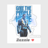 Sticker Black Lightning - Donnez De L'Espoir Aux Gens (Feuille)