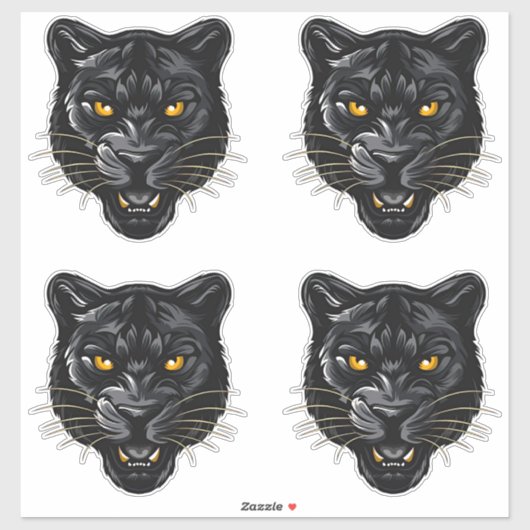 Sticker Black Panther (Feuille)