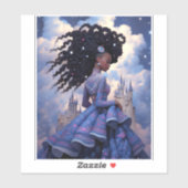 Sticker Black Princess Imaginaire Art (Feuille)