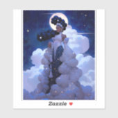 Sticker Black Princess Imaginaire Art (Feuille)