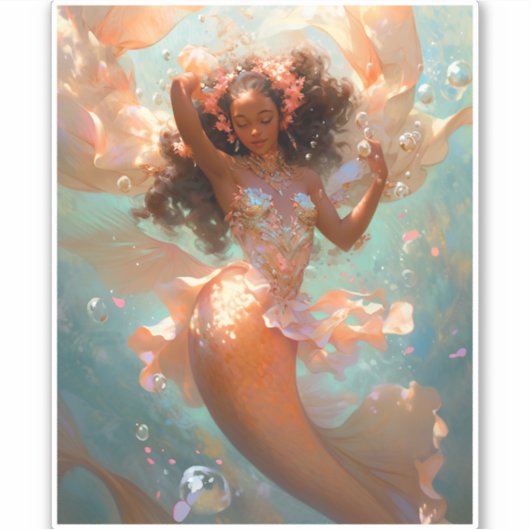 Sticker Black Princess Imaginaire Art (Devant)