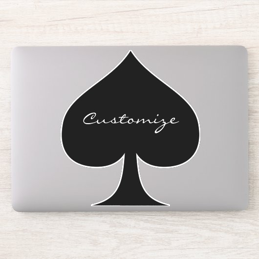Sticker Black Queen of Spades (Ordinateur)