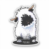 Sticker BlACK Sheep KiniArt (Devant)