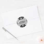 Sticker Black & Silver Diamond Sweet 16 (Enveloppe)