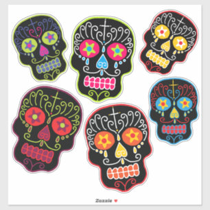Sticker Black Sugar Skulls