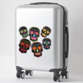 Sticker Black Sugar Skulls (Sur valise)