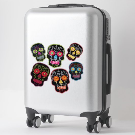 Sticker Black Sugar Skulls (Sur valise)