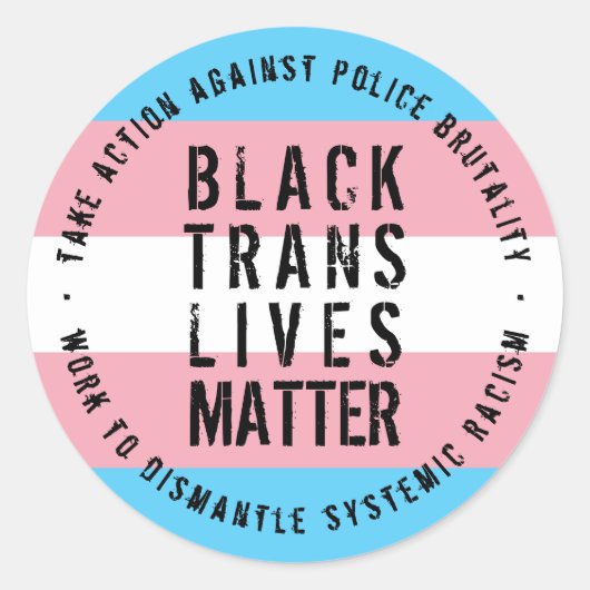 Sticker Black Trans Vit Matt (Devant)