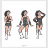 Sticker Black White Dots #2 (Feuille)