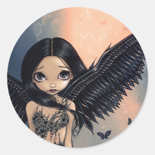 sticker "Black Winged Angel" (Voorkant)