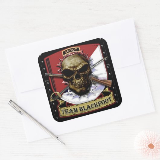 Sticker Blackfoot de l'équipe (Enveloppe)