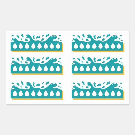 Sticker blad van het waterinlaatjournaal (Voorkant)