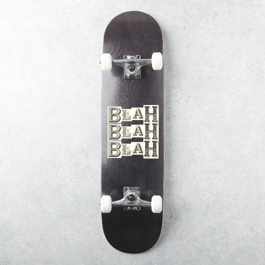 Sticker Blah Blah (Skateboard)