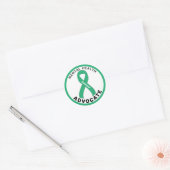 Sticker blanc à ruban pour guerrier en santé menta (Enveloppe)