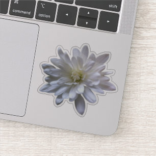 Sticker Blanc floral blanc marguerite blanc maman blanche 