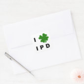 Sticker blanc IPD Shamrock (Enveloppe)