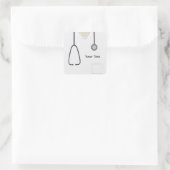 Sticker blanc Médicale Scrubs (Sac)