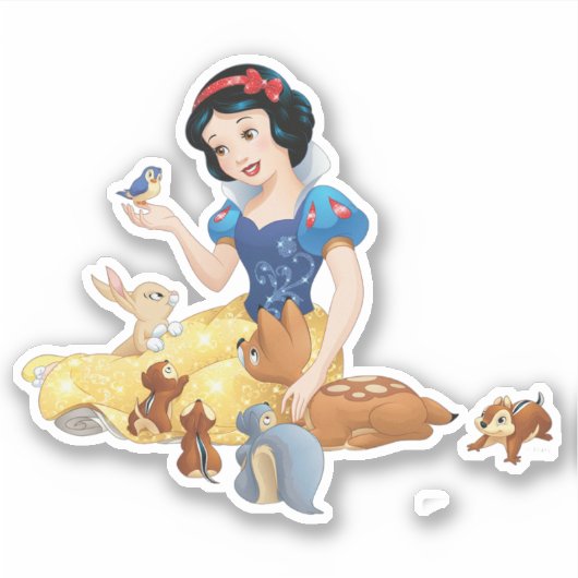 Sticker blanc neige (Devant)