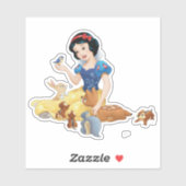 Sticker blanc neige (Feuille)