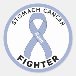 Sticker blanc rond pour Lutte contre le cancer de 