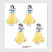 Sticker Blanche-Neige (Feuille)