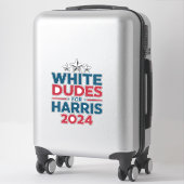 Sticker Blancs pour Harris-Élection 2024 (Sur valise)