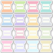 Sticker Blank Writable Index Tabs Journal Divider Foldable (Devant)