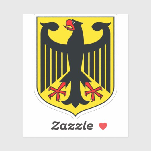 Sticker Blason de l'Allemagne (Feuille)