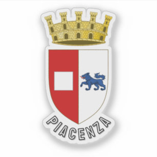 Sticker Blason de Plaisance, Italie