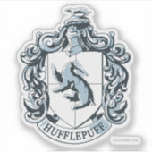 Sticker Blason de Poufsouffle Bleu (Devant)