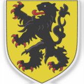 Sticker Blason des Flandres (Devant)