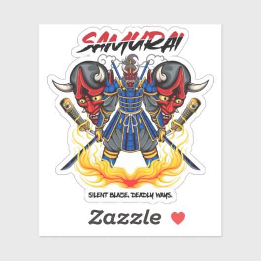 Sticker Blaze Samurai (Feuille)