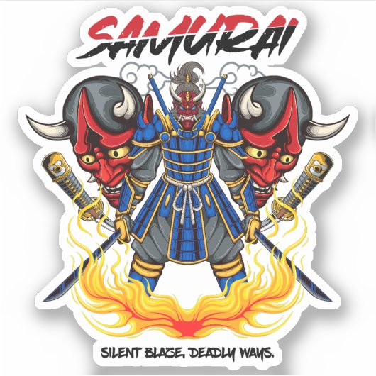 Sticker Blaze Samurai (Devant)