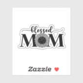 Sticker Blessed Mom (Feuille)
