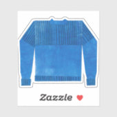 Sticker Bleu (Feuille)