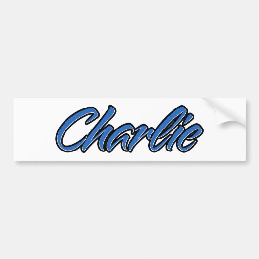 Sticker bleu Aufkleber Autoaufkleber (Devant)