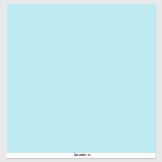 Sticker Bleu Blizzard (couleur unie) (Feuille)