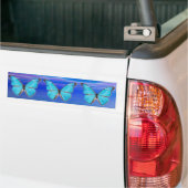 Sticker Bleu Butterflies (Sur camion)