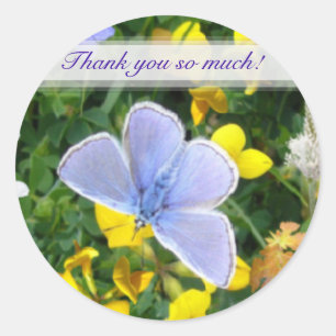 Sticker BLEU BUTTERFLY