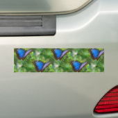 Sticker Bleu Butterfly (En voiture)