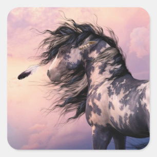 Sticker bleu Cherokee