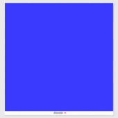 Sticker Bleu (couleur solide) (Feuille)