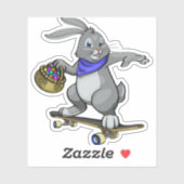 Sticker Bleu de Pâques (Feuille)