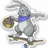 Sticker Bleu de Pâques (Devant)