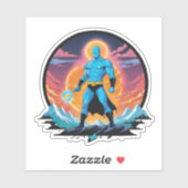 Sticker bleu du Nord10 (Feuille)