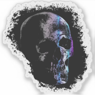 Sticker Bleu écaille violet