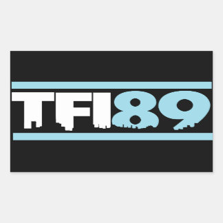 Sticker bleu en Caroline TFI89