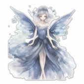Sticker bleu Fairy Vinyl Decal (Devant)