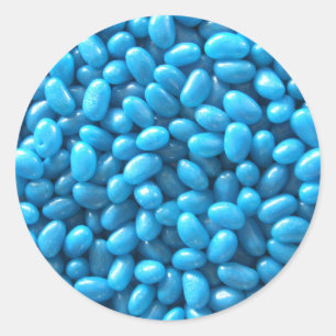 Sticker bleu gelée